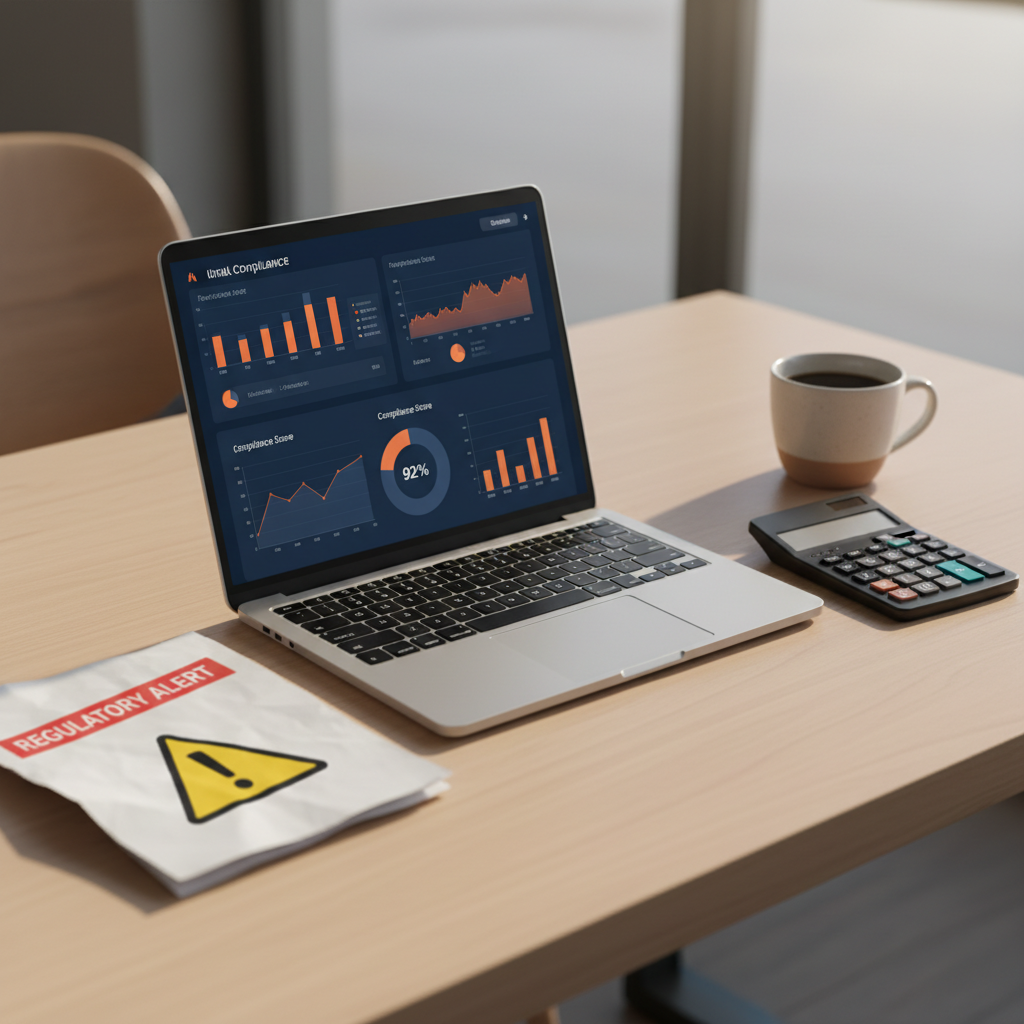 State retirement mandate penalty calculator dashboard showing employer compliance costs